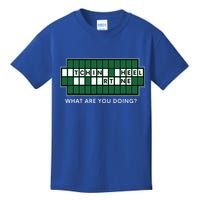 Wheel And Game Show Lovers, Fortune Word Puzzles Kids T-Shirt