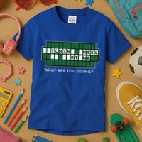 Wheel And Game Show Lovers, Fortune Word Puzzles Kids T-Shirt