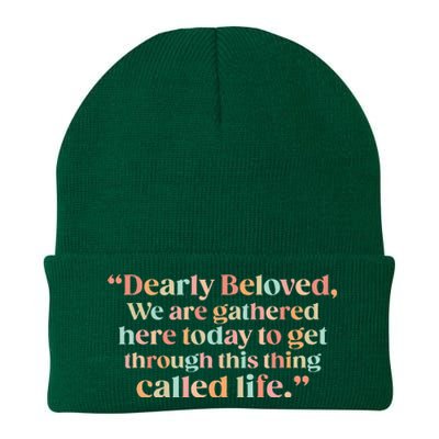 We Are Gathered Today Retro Positive Quote For Men Women Knit Cap Winter Beanie