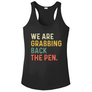 We Are Grabbing Back The Pen Ladies PosiCharge Competitor Racerback Tank