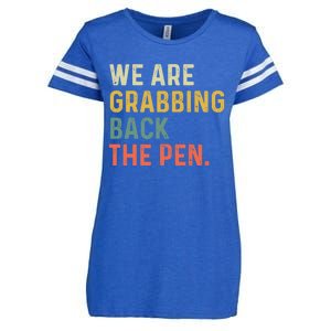 We Are Grabbing Back The Pen Enza Ladies Jersey Football T-Shirt