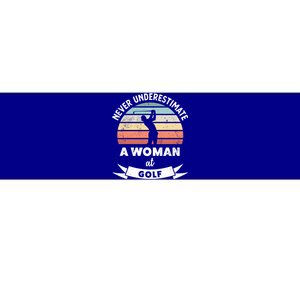 Wo At Golf Funny Golfing Gift Mom Gift Bumper Sticker