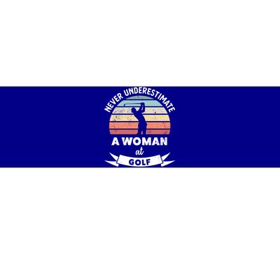 Wo At Golf Funny Golfing Gift Mom Gift Bumper Sticker