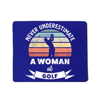 Wo At Golf Funny Golfing Gift Mom Gift Mousepad