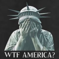 Wtf America Gift 11oz C Handle Ceramic Mug