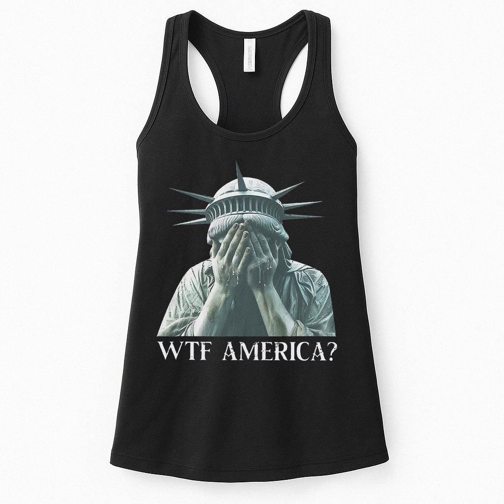 Wtf America Gift Womens Tank Top