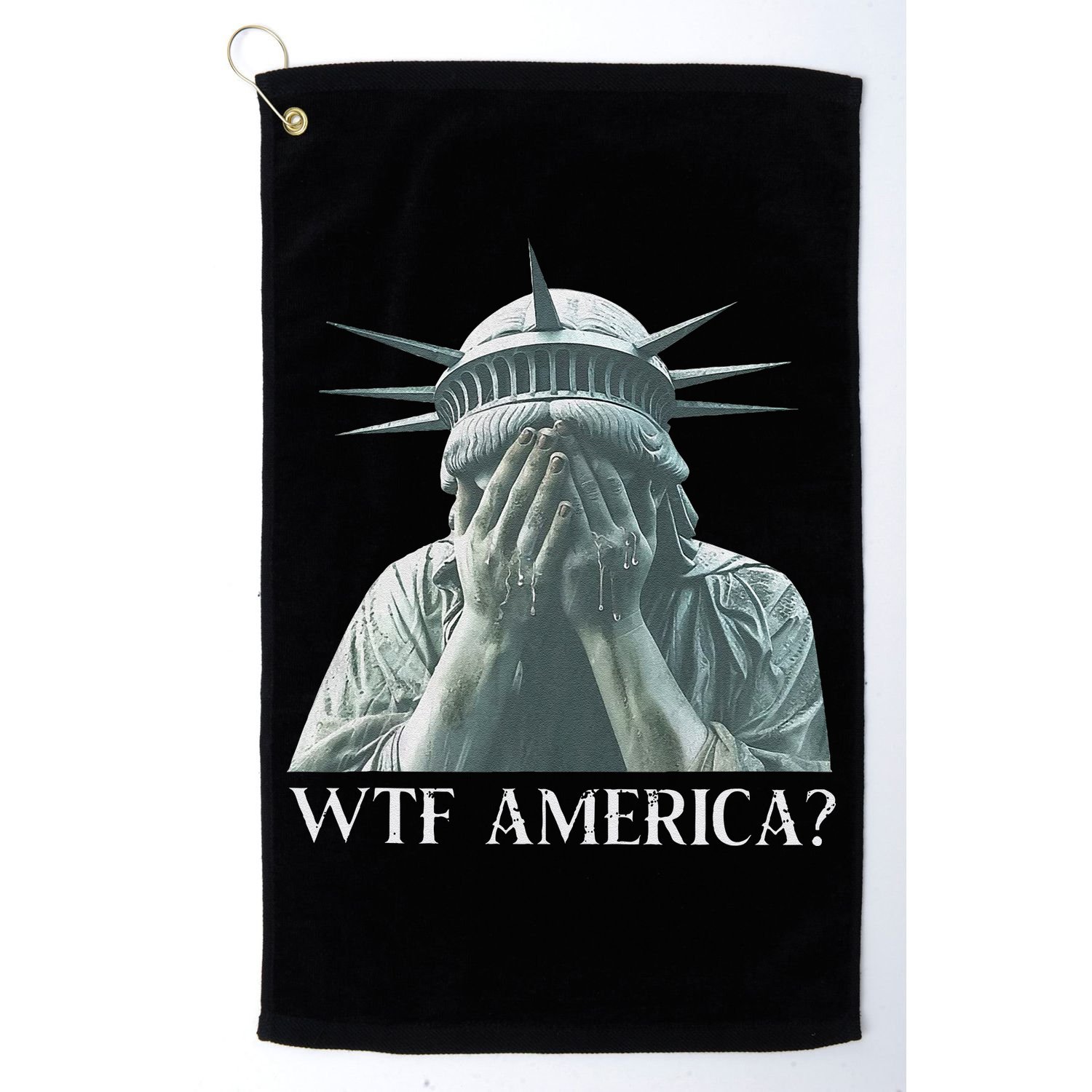 Wtf America Gift Golf Towel