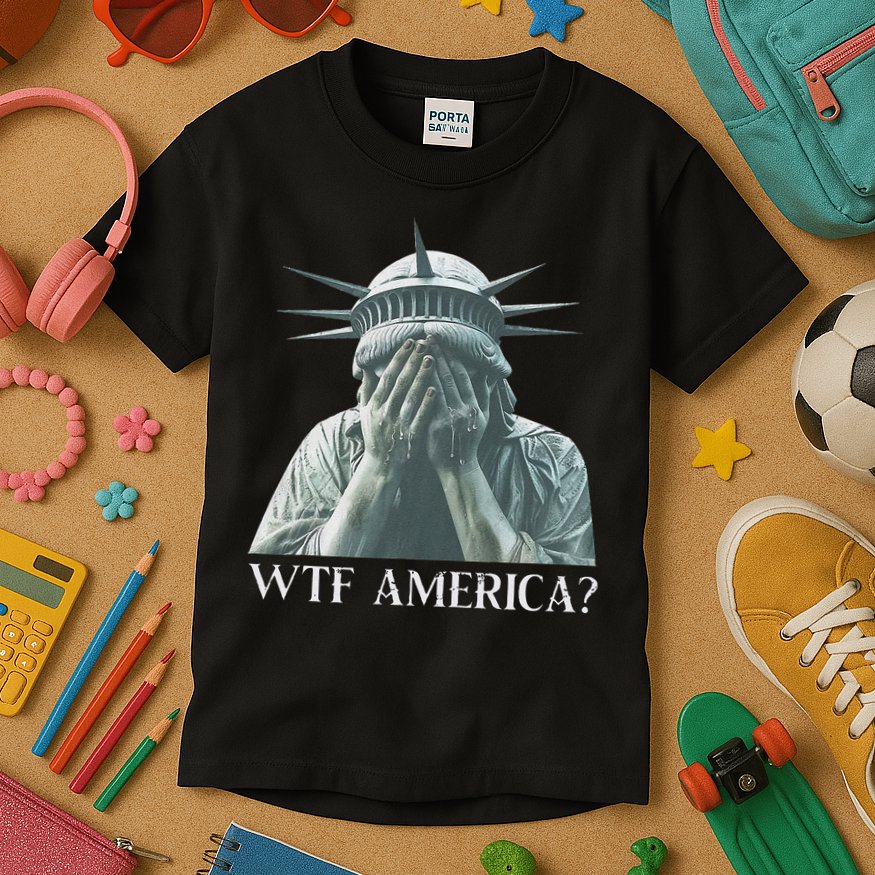 Wtf America Gift Kids T-Shirt