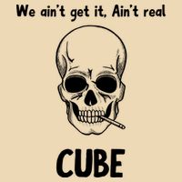 We Ain't Get It, Ain't Real CUBE Drawstring Bag