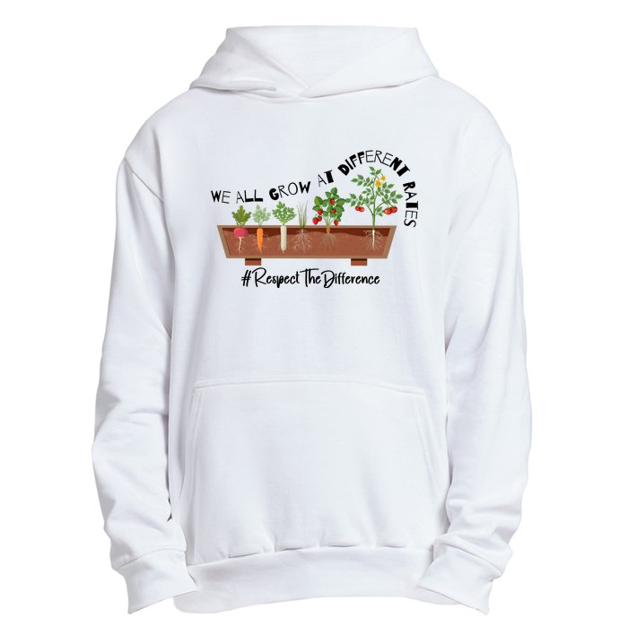 We All Grow At Different Rates Urban Pullover Hoodie