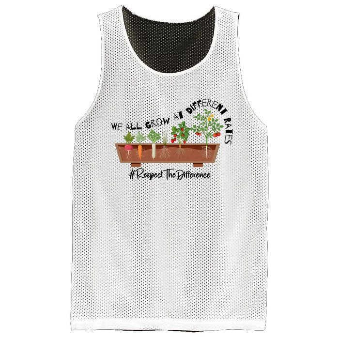 We All Grow At Different Rates Mesh Reversible Basketball Jersey Tank