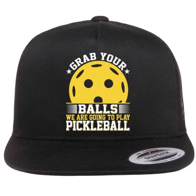 We Are Going To Play Pickleball For Pickleball Fans Flatbill Hat