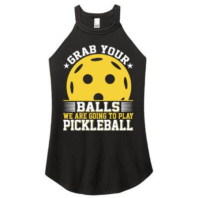 We Are Going To Play Pickleball For Pickleball Fans Women's Perfect Tri Rocker Tank
