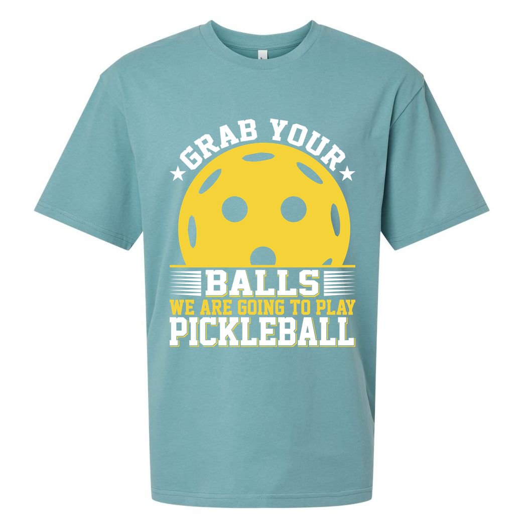 We Are Going To Play Pickleball For Pickleball Fans Sueded Cloud Jersey T-Shirt