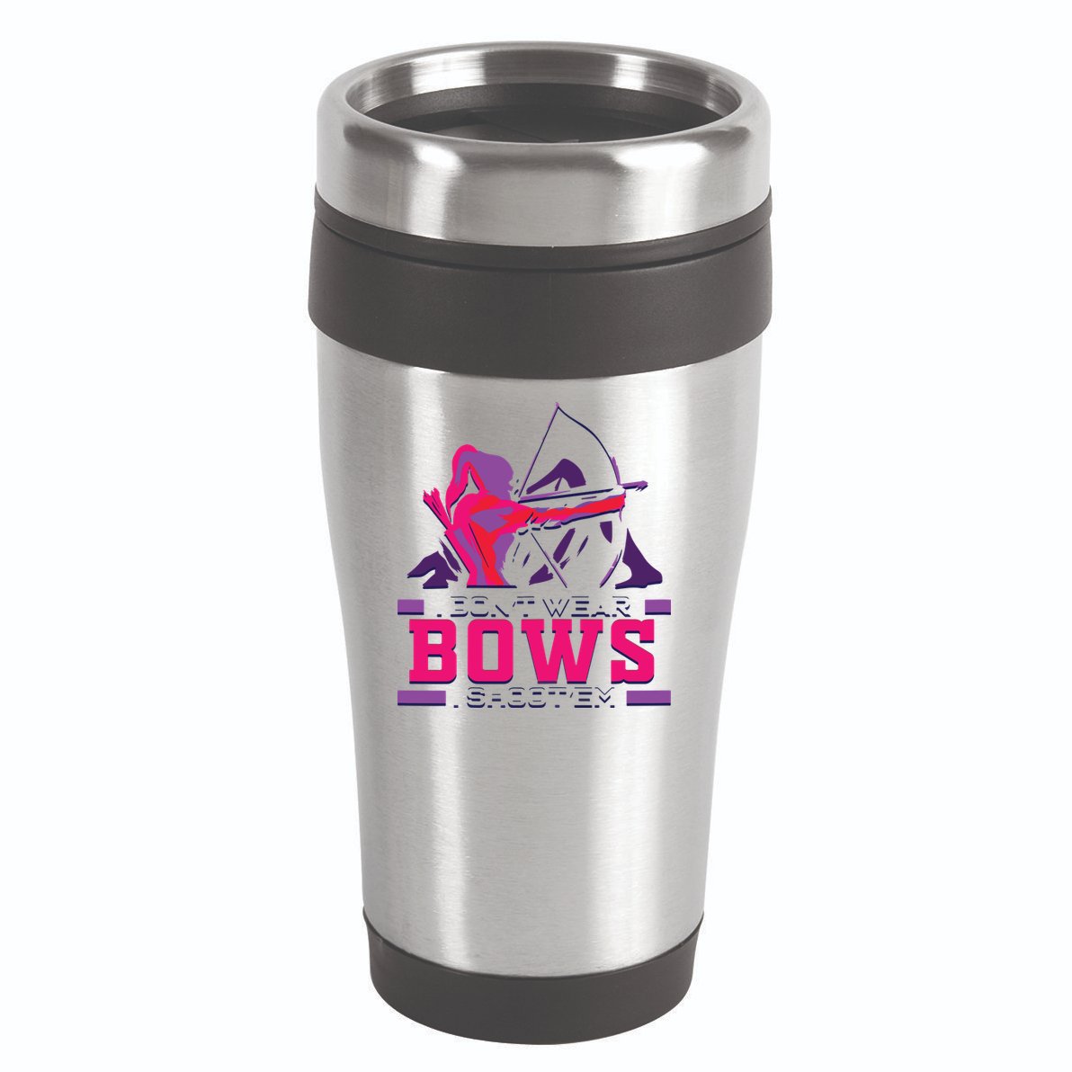 Womens Archery Gift For Woman Archer Bow And Arrow Hunter Lady 16oz Travel Tumbler