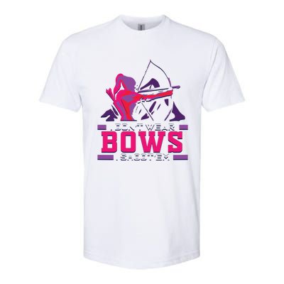 Womens Archery Gift For Woman Archer Bow And Arrow Hunter Lady Softstyle® CVC T-Shirt