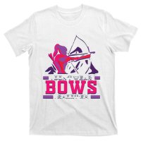 Womens Archery Gift For Woman Archer Bow And Arrow Hunter Lady T-Shirt