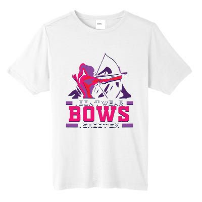 Womens Archery Gift For Woman Archer Bow And Arrow Hunter Lady Tall Fusion ChromaSoft Performance T-Shirt