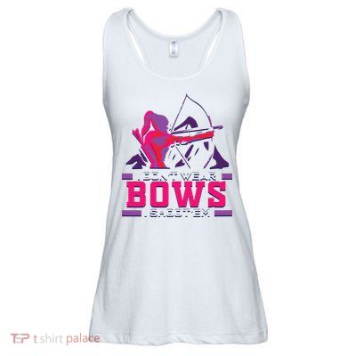 Womens Archery Gift For Woman Archer Bow And Arrow Hunter Lady Ladies Essential Flowy Tank
