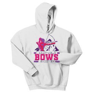 Womens Archery Gift For Woman Archer Bow And Arrow Hunter Lady Kids Hoodie