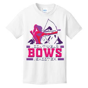 Womens Archery Gift For Woman Archer Bow And Arrow Hunter Lady Kids T-Shirt