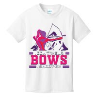 Womens Archery Gift For Woman Archer Bow And Arrow Hunter Lady Kids T-Shirt