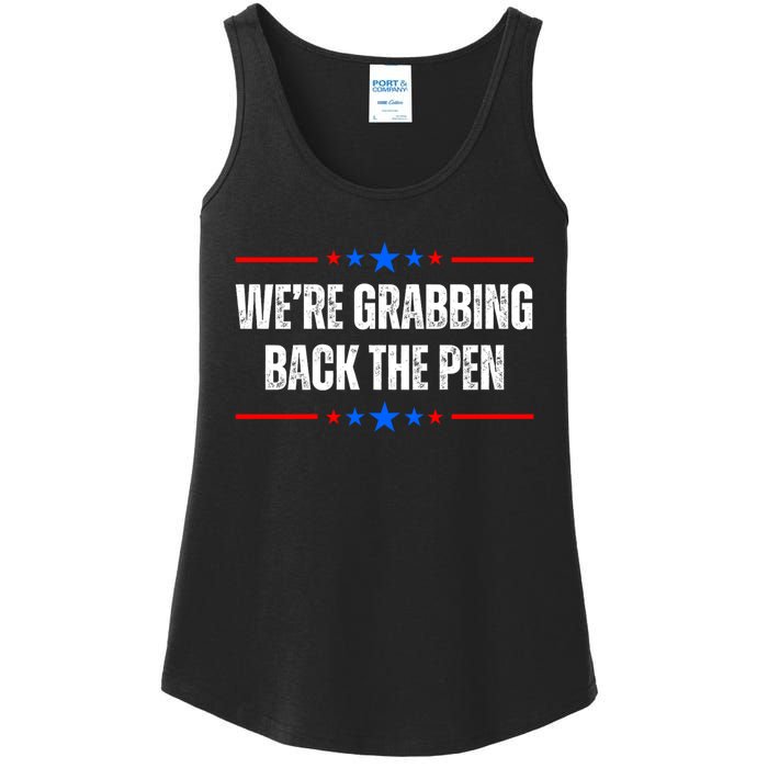 We Are Grabbing Back The Pen Ladies Essential Tank