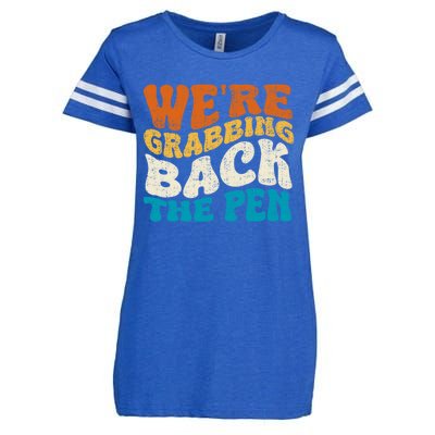 We Are Grabbing Back The Pen Enza Ladies Jersey Football T-Shirt