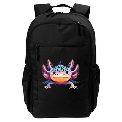Watercolor Axolotl Gift Adults Black Cartoon Axolotl  Backpack