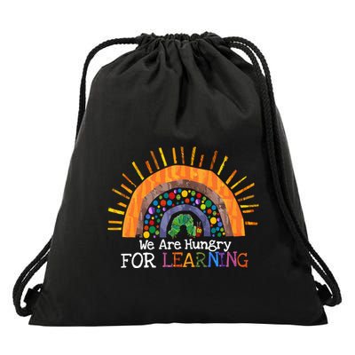 We Are Hungry For Learning Back To School Gift Drawstring Bag