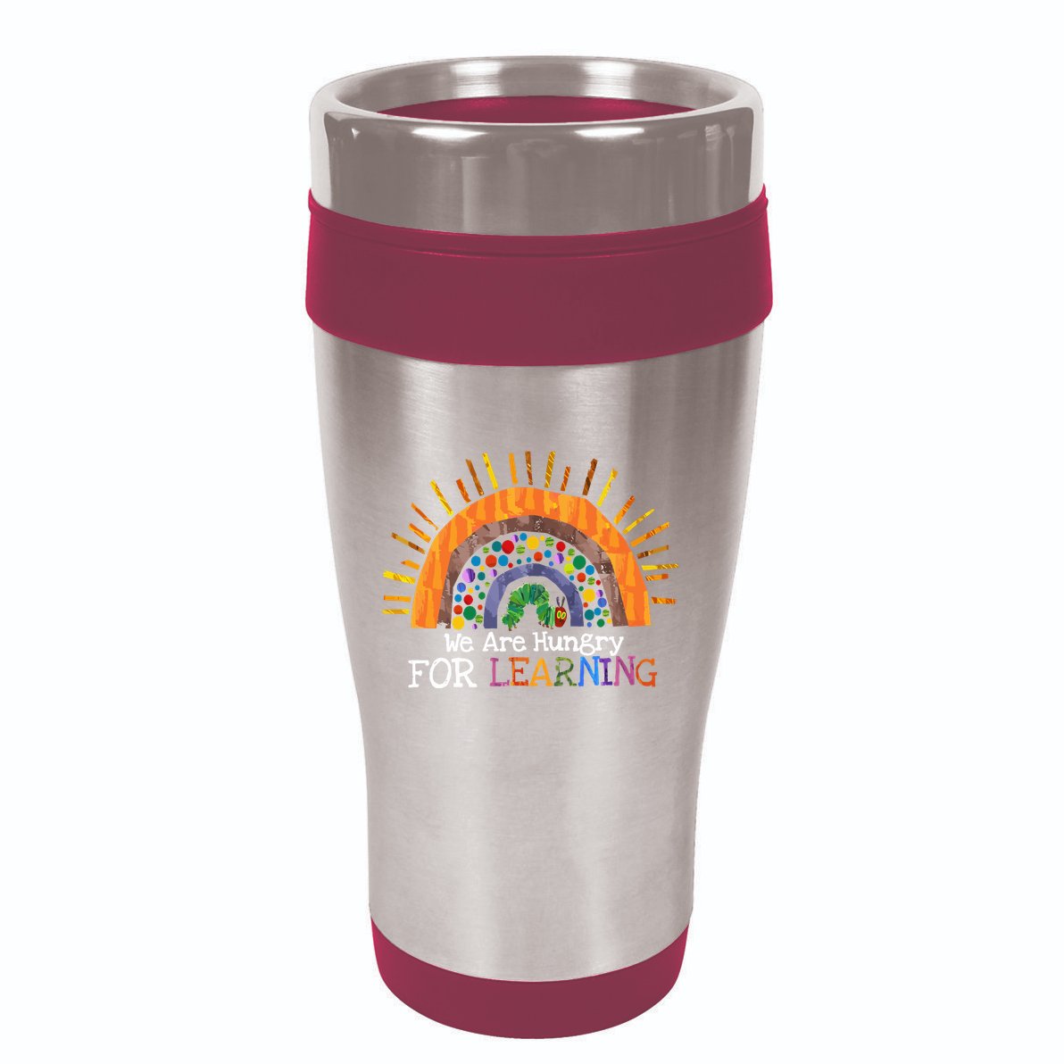 We Are Hungry For Learning Back To School Gift 16oz Travel Tumbler