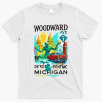 Woodward Avenue Heartbeat Of Michigan T-Shirt
