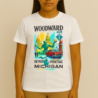 Woodward Avenue Heartbeat Of Michigan T-Shirt