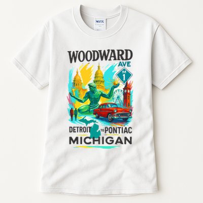 Woodward Avenue Heartbeat Of Michigan Tall T-Shirt