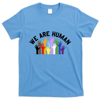 We Are Hu Multi Colored Rainbow Hands Gift T-Shirt