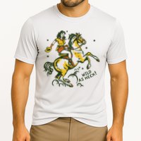 Wild As Heck Cute Retro Cowgirl Pinup Riding A Horse Cooling Performance Crew T-Shirt