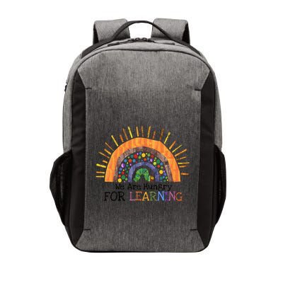 We Are Hungry For Learning Back To School Vector Backpack