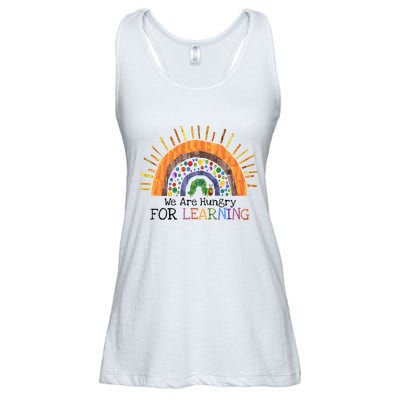 We Are Hungry For Learning Back To School Ladies Essential Flowy Tank