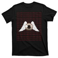 Weirdcore Aesthetic Human Eye Winged Eyeball Strangecore T-Shirt