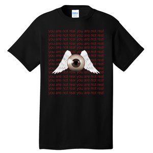 Weirdcore Aesthetic Human Eye Winged Eyeball Strangecore Tall T-Shirt