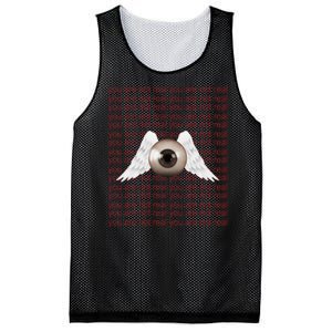 Weirdcore Aesthetic Human Eye Winged Eyeball Strangecore Mesh Reversible Basketball Jersey Tank