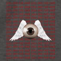 Weirdcore Aesthetic Human Eye Winged Eyeball Strangecore Vector Backpack