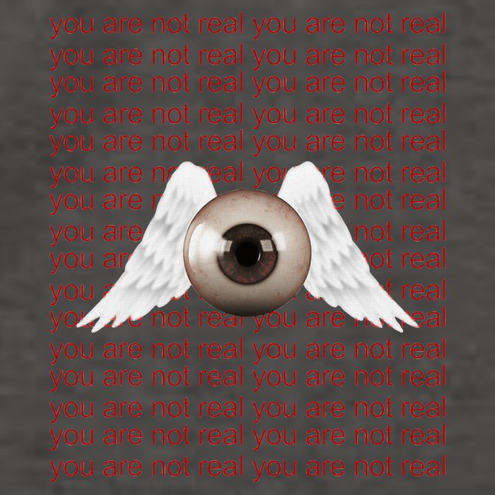 Weirdcore Aesthetic Human Eye Winged Eyeball Strangecore Vector Backpack