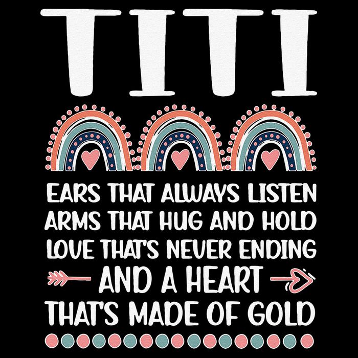Womens A Heart Of Gold Titi Auntie Appreciation Titi Aunt Visor
