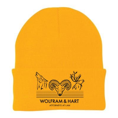 Wolfram &Amp; Hart Attorneys At Law Fitted Knit Cap Winter Beanie