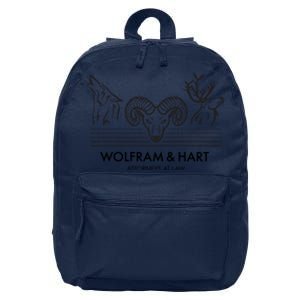 Wolfram &Amp; Hart Attorneys At Law Fitted 16 in Basic Backpack