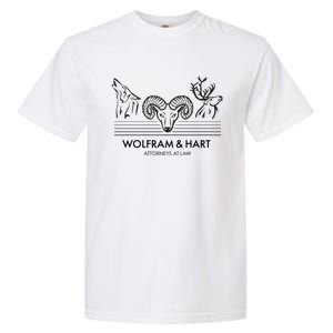 Wolfram &Amp; Hart Attorneys At Law Fitted Garment-Dyed Heavyweight T-Shirt