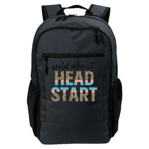 Wild About Head Start Teacher Leopard 1st Day Back To School Daily Commute Backpack