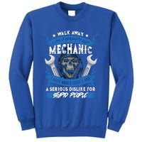 Walk Away I Am A Grumpy Old Mechanic I Have Anger Issues Gift Sweatshirt