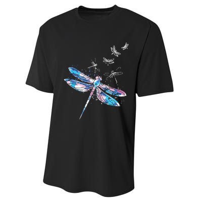 Wildlife Animal Insect Nature Gift Dragonfly Performance Sprint T-Shirt